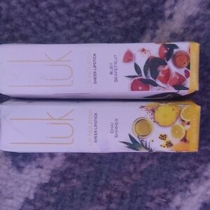 Luke sheer lipstick. NWT. Set of 2. Limited edition!